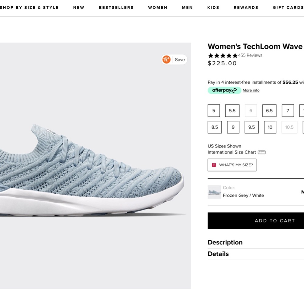 APL Women's Techloom Frozen Grey/Ice Blue